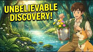 Cozy Ghibli Style Nature Cleanup with My Dog Lu screenshot 1