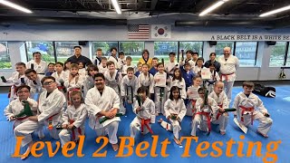 2024 May Level 2 Belt Testing 🟠🟢🔵