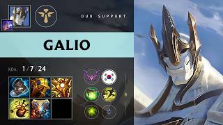 Galio Support vs Rakan - KR Master Patch 26.14