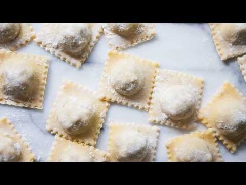 Video: Ravioli With Meat. Step-by-step Recipe With Photo