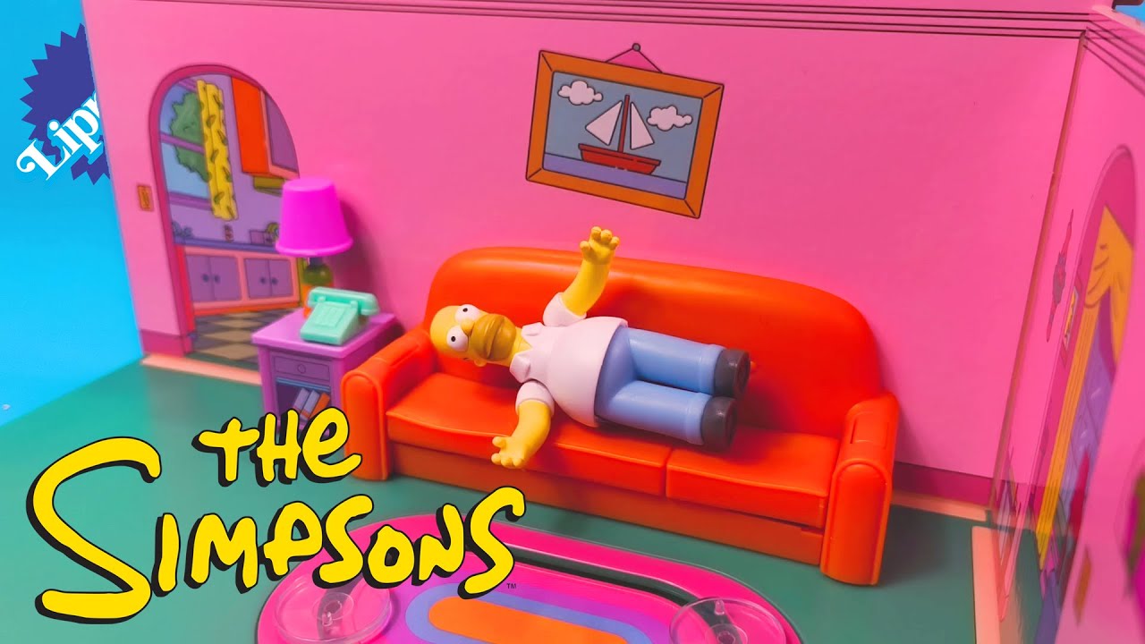 The Simpsons House Diorama Living Room (Jakks Pacific 2024) - Toy