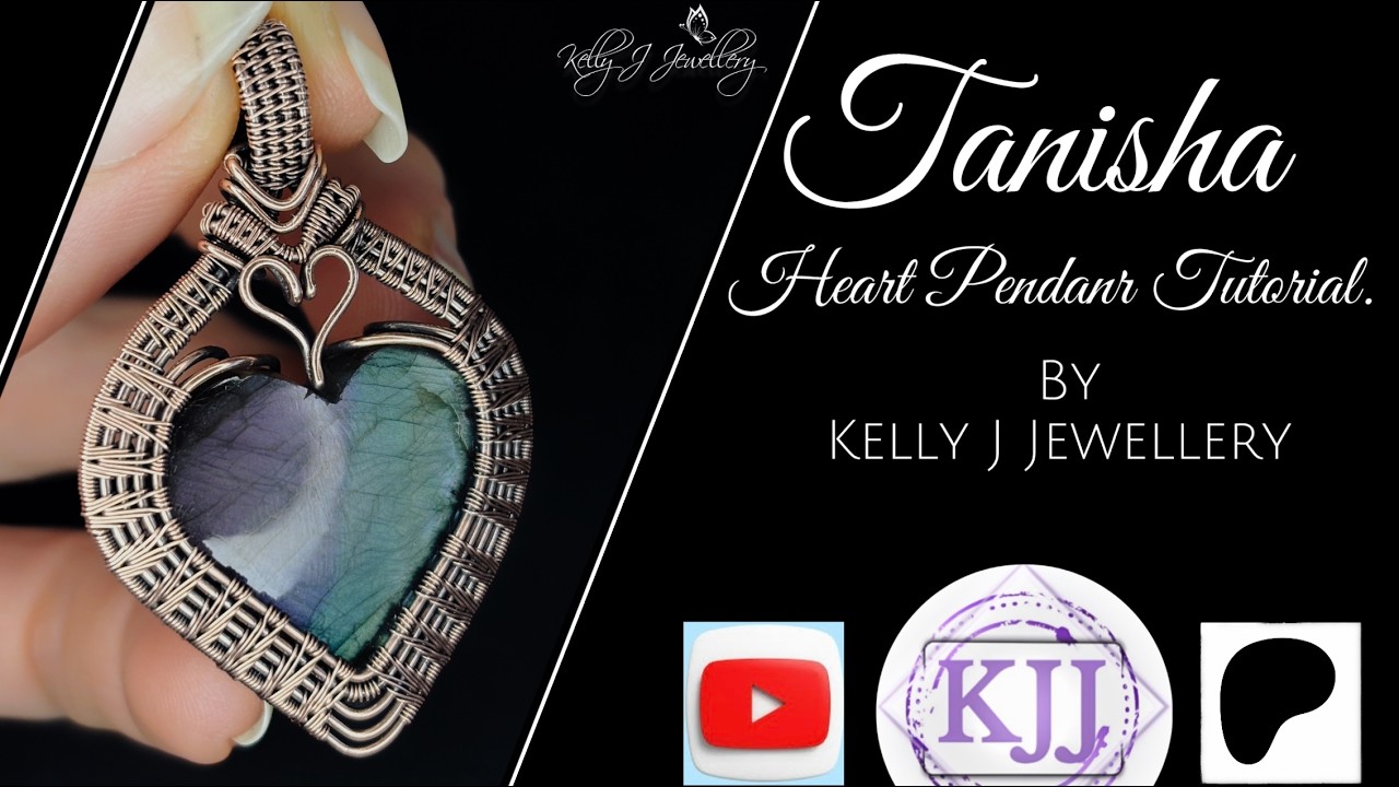 Урок по изготовлению кулона в форме сердца от Tanisha | Kelly J Jewellery.