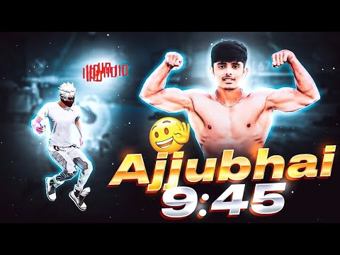 Total Gaming Ajjubhai Prabh 9:45 Song Free Fire Montage 🥵📲 | free fire song | @AloneboyFF