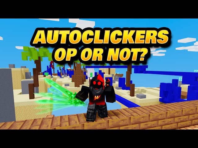 Do I Use AN AUTOCLICKER? (Roblox Bedwars) 