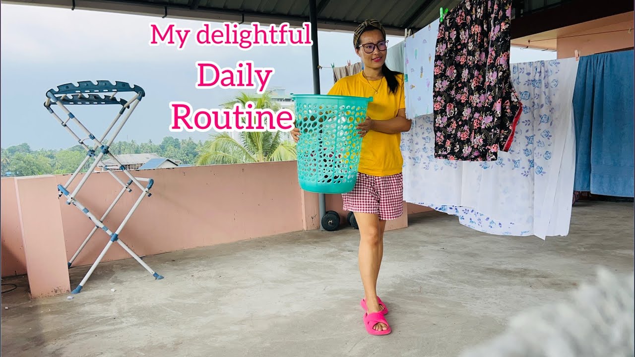 Household chores || My delightful daily routine || skincare || lunch 