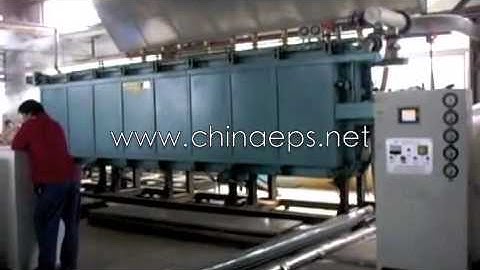 Air cooling eps styrofoam block moulding foam machine
