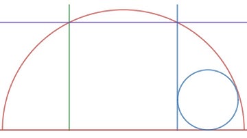 A square and a circle in a semicircle with radius 1 (a geometry puzzle) #24