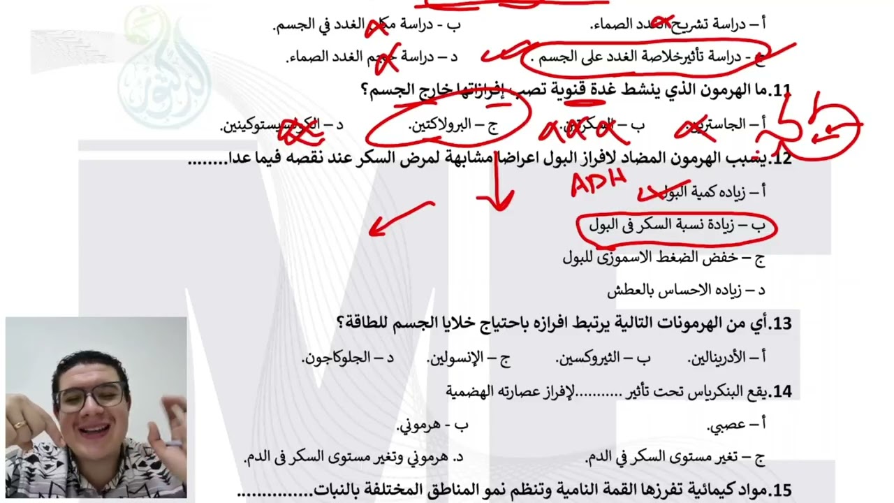 النماذج الاسترشادية علي التنسيق الهرمونى