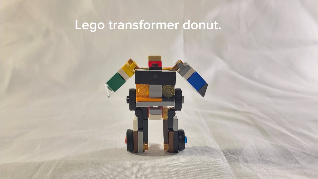 How to build a lego transformer donut.