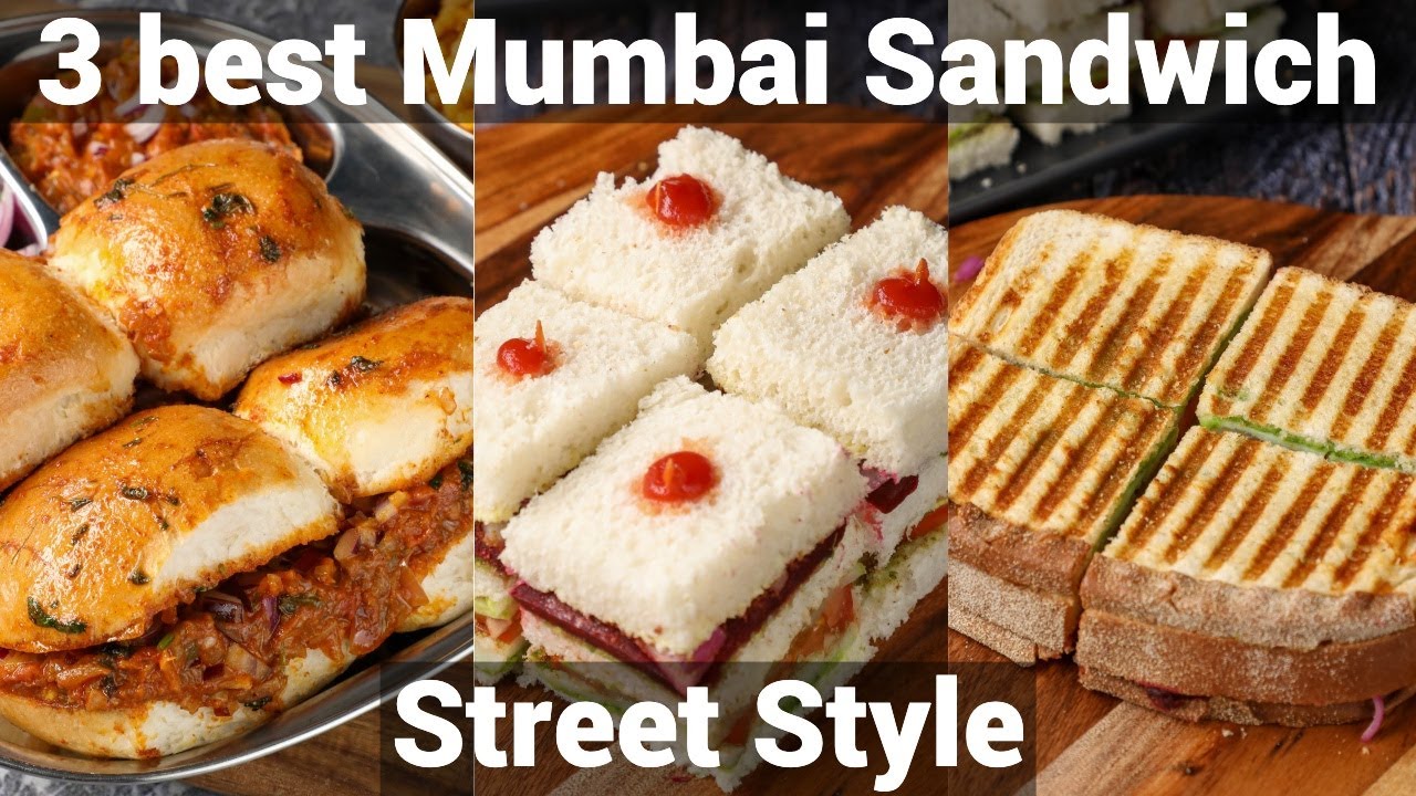 3 ways Bombay Special Sandwich | Mumbai Street Food | Mumbai Style Masala Sandwich | Hebbar | Hebbars Kitchen