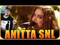 ANITTA no SNL Canta Com Segurança e Suavidade