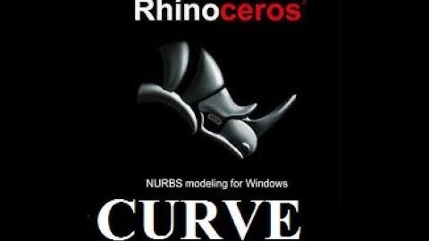 CURVE toolbar how to use in rhino cad