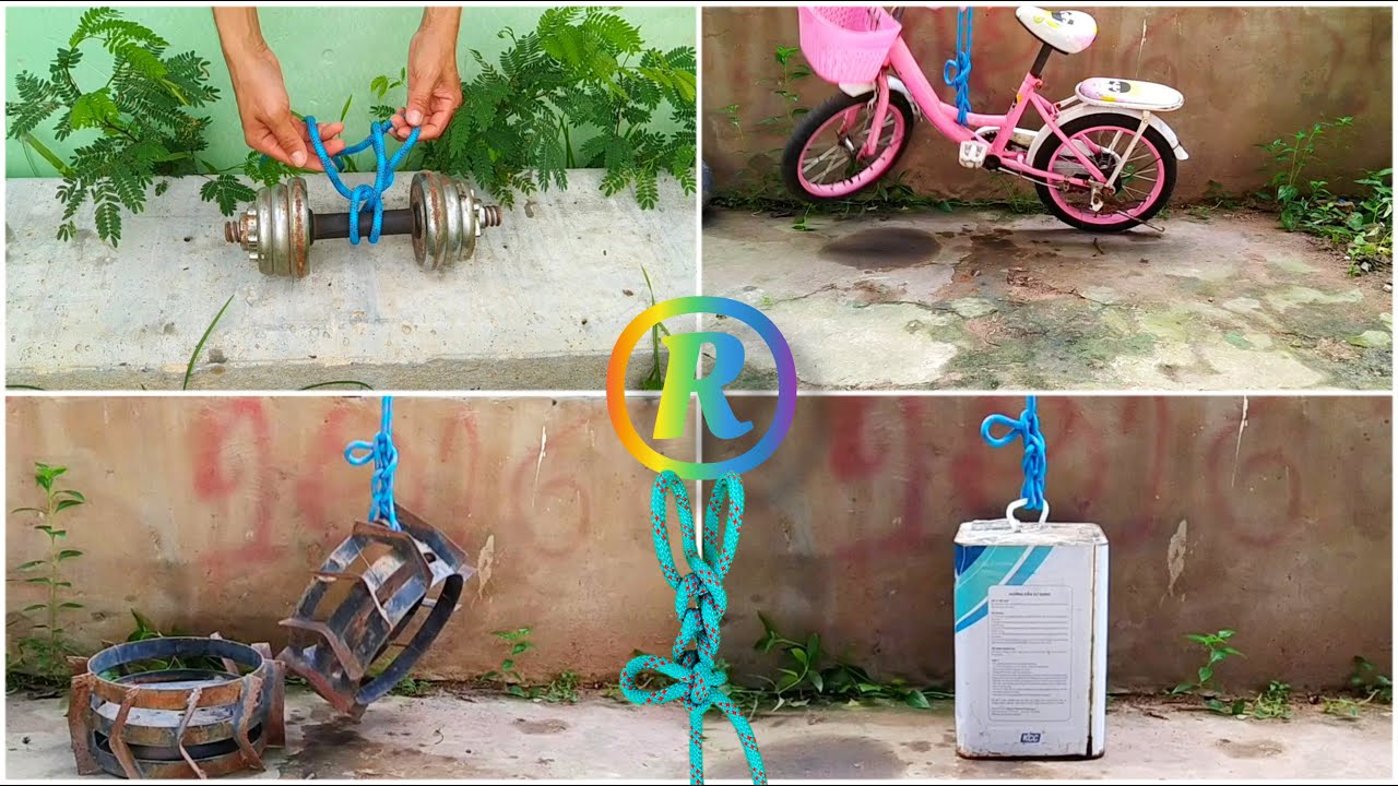 Useful Tip Of Using Rope Knot You Need To Know. Quick Releasing and