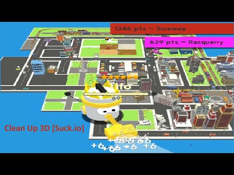 Clean Up 3D [Suck.io] Map Control: 100.00%