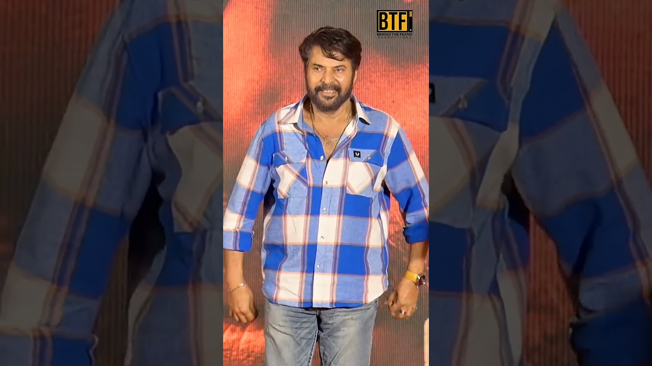 Mammootty Mass Entry 🔥 | The King Arrives in Style | Kalamkaval Pre Release Event