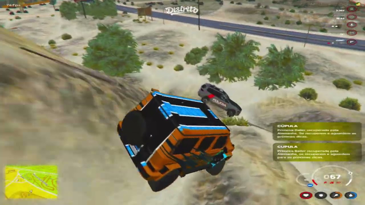 Highlights FiveM #25 - Distrito - Israel é muito ruim!🦊🤟