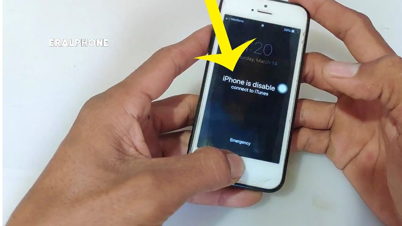 How to Fix iPhone is disable Connect to iTunes | EralPhone