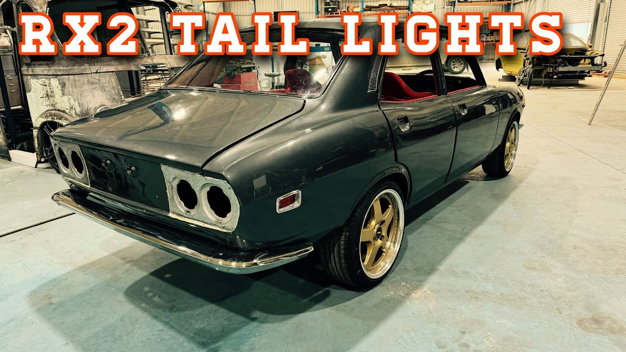 Rx2 Rear Light RX2 Tail light conversion on a Mazda Capella - YouTube