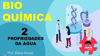 Roteiro 2 (Bioquímica): Aula 2 - Propriedades da água (Professor Marco Nunes)
