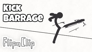How to animate a Kick Barrage in FlipaClip