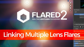 Flared2 - How to Link Multiple Lens Flares in Blender