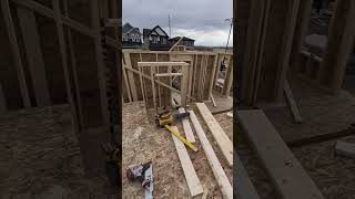 Bi-Level Build: Basement Walls &amp; Floor Decking Complete! 🏠🏗️ #construction #yychomesforsale #framing
