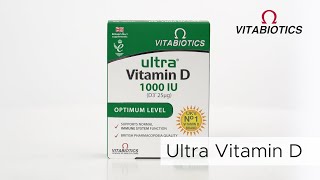 Ultra Vitamin D 1000IU Tablets By Vitabiotics | Product Video