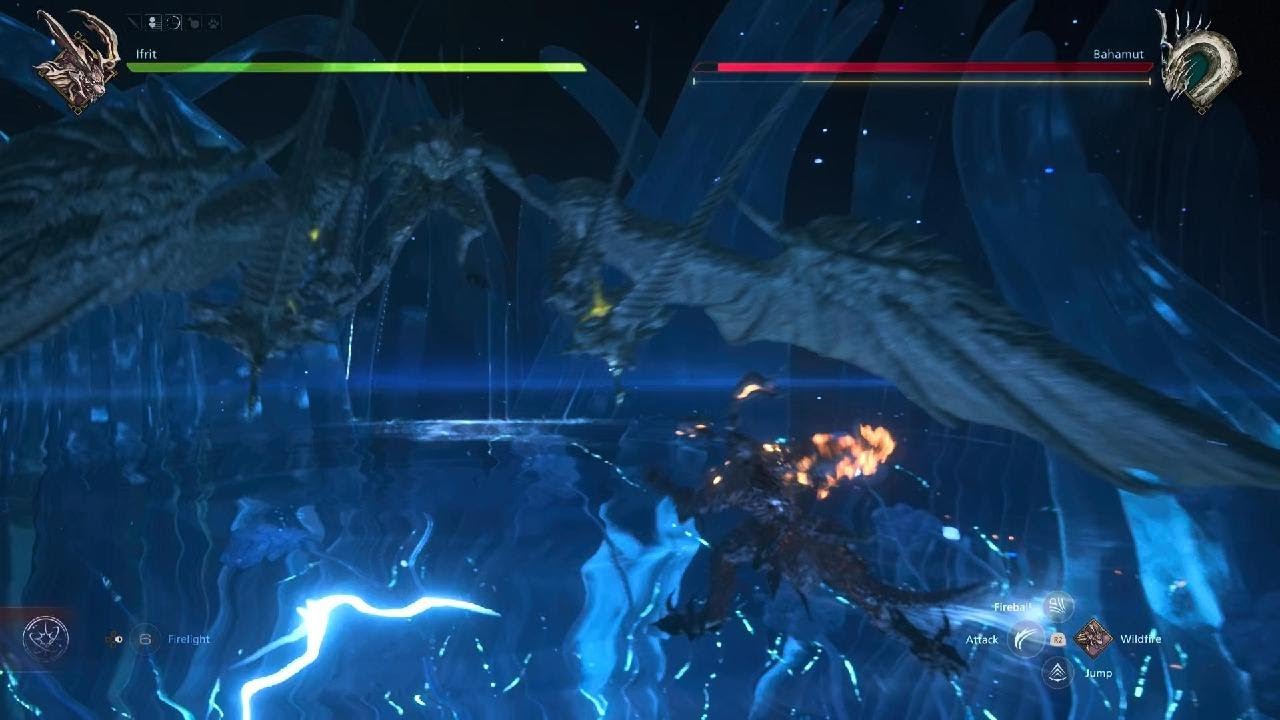 FINAL FANTASY XVI Bahamut boss fight - YouTube