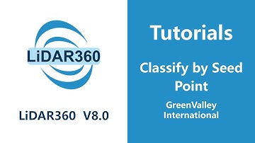 LiDAR360 V8 - Terrain | Classify by Seed Point LiDAR Software Tutorial