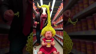 Evolution Of Baby Cow With Baby In Shopping Mall Toto Meno Milky