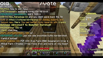 i failed the /vote in herobrine.org.server:):):)!!!!