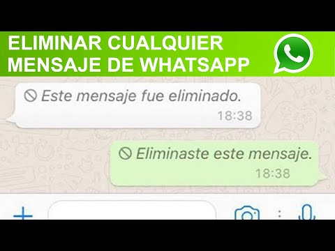 Video: Eliminar Un Mensaje Visto