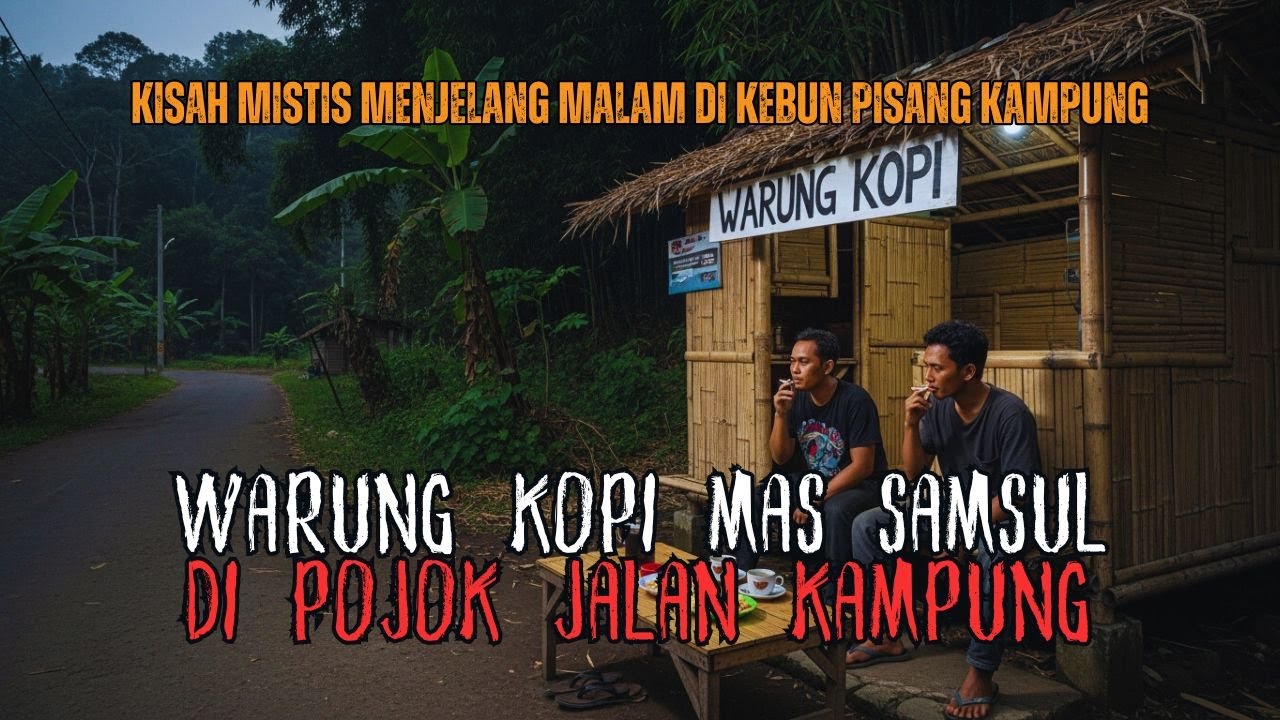 NONGKRONG DI WARUNG KOPI BISA SERAM BEGINI! KISAH MISTIS WARUNG KOPI DI POJOK JALAN KAMPUNG