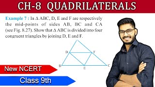 Class 9 Maths | Example 7 Chapter 8 Quadrilaterals | NEW NCERT | BY RAJEEV SIR |