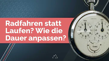 Kann Radfahren Laufen ersetzen?