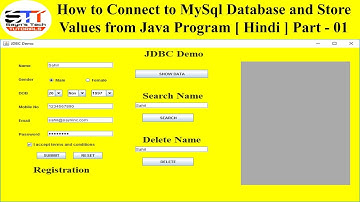 How to Connect to MySQL Database and store values from Java Program Part - 1 | [ Hindi Tutorial ]