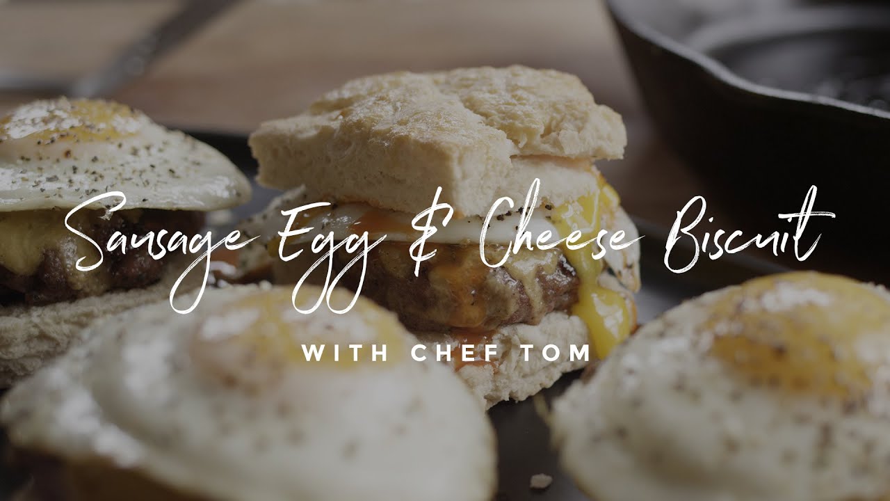 Sausage Egg & Cheese Biscuit YouTube
