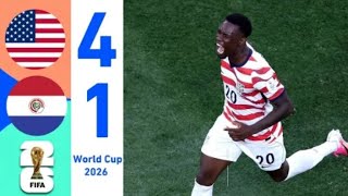   USA v Paraguay | FIFA World Cup 2026 - All Goals & Full Highlights.