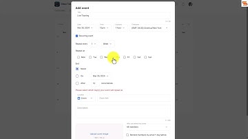 How to Set Up a Live Calendar Event: Organize Your Webinars & Live Streams! | Lesson 8