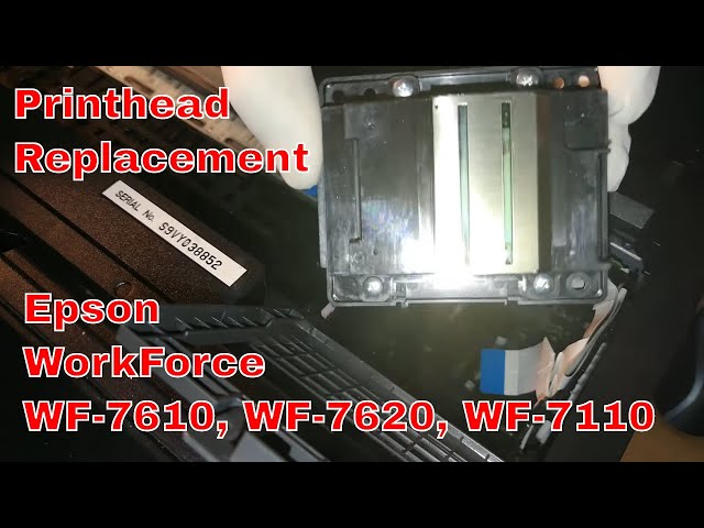Epson WorkForce WF-7610 and WF-7110 Printhead Replacement - YouTube