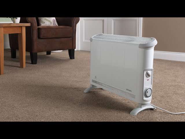 Dimplex 40 series 2kW convector heater with timer - YouTube