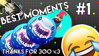 Agar.io and Gota.io Best Moments! // Double Splits // Realtime Splitrun // Thanks for 300 subs :D