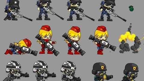 Advanced Soldier - Game Sprites