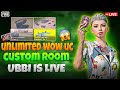 PUBG MOBILE UNLIMITED LIVIK + WOW CUSTOM ROOM | UBBI IS LIVE | #pubg#pubgmobile #live
