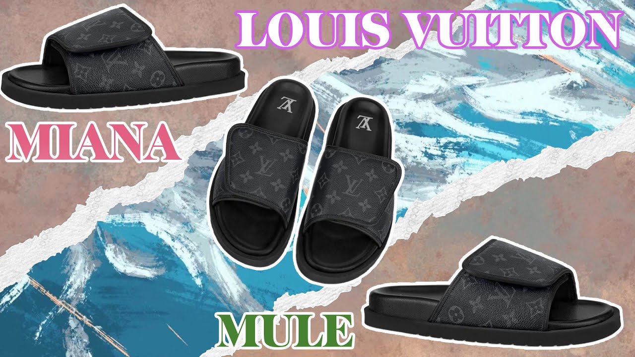 Louis Vuitton Miami Mule, Black, 12