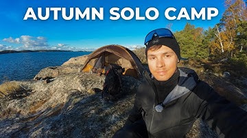 Solo Packraft Adventure in the Autumn Archipelago