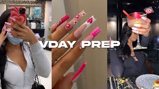 VLOGGY VLOG: DATE NIGHT + BOUGHT HIM A BAG + DRUNK GAME NIGHT +VDAY NAILS &amp; PREP + NEW Q&amp;A+TEMU