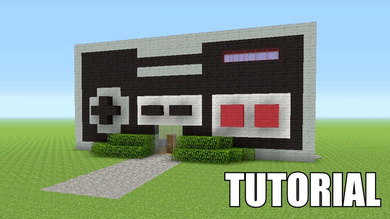 Minecraft Tutorial: How To Make A NES CONTROLLER 