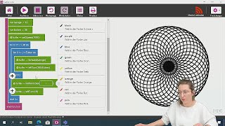Programmieren mit dem TurtleCoder | Teil 7: Komplizierte Spiralen