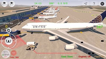 RC FS Advanced Real Flight Simulator Full GamePlay BOING747 UNITED by ios Android 1/1/22 ABV EP